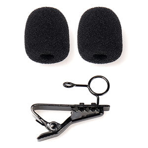 Lavalier Lapel Microphone Clip-On Omnidirectional TRRS TRS - August MCP100