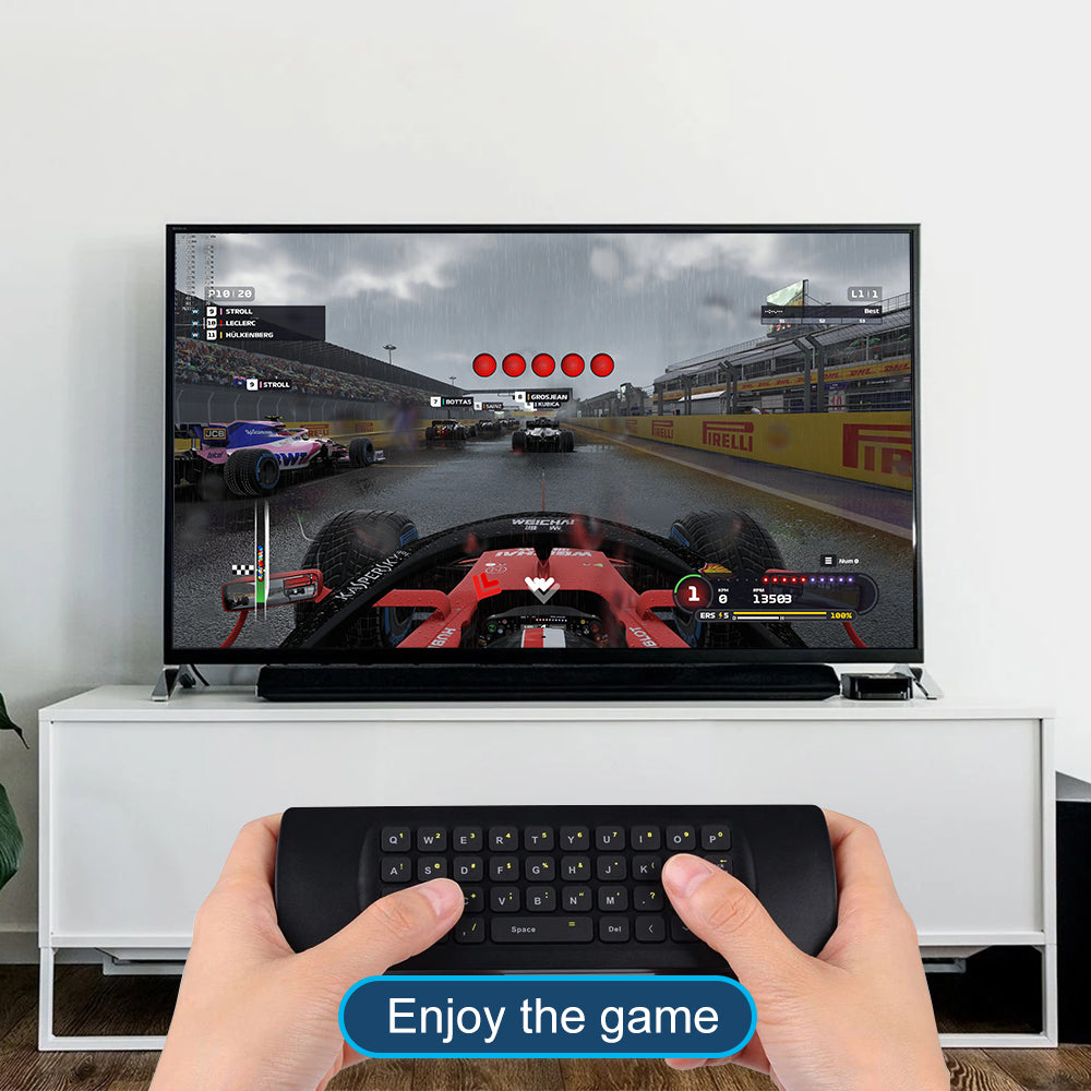 USB Air Mouse Portable Keyboard Remote Control for PC, Laptop, Kodi, Raspberry Pi, Chromebook August PCR500