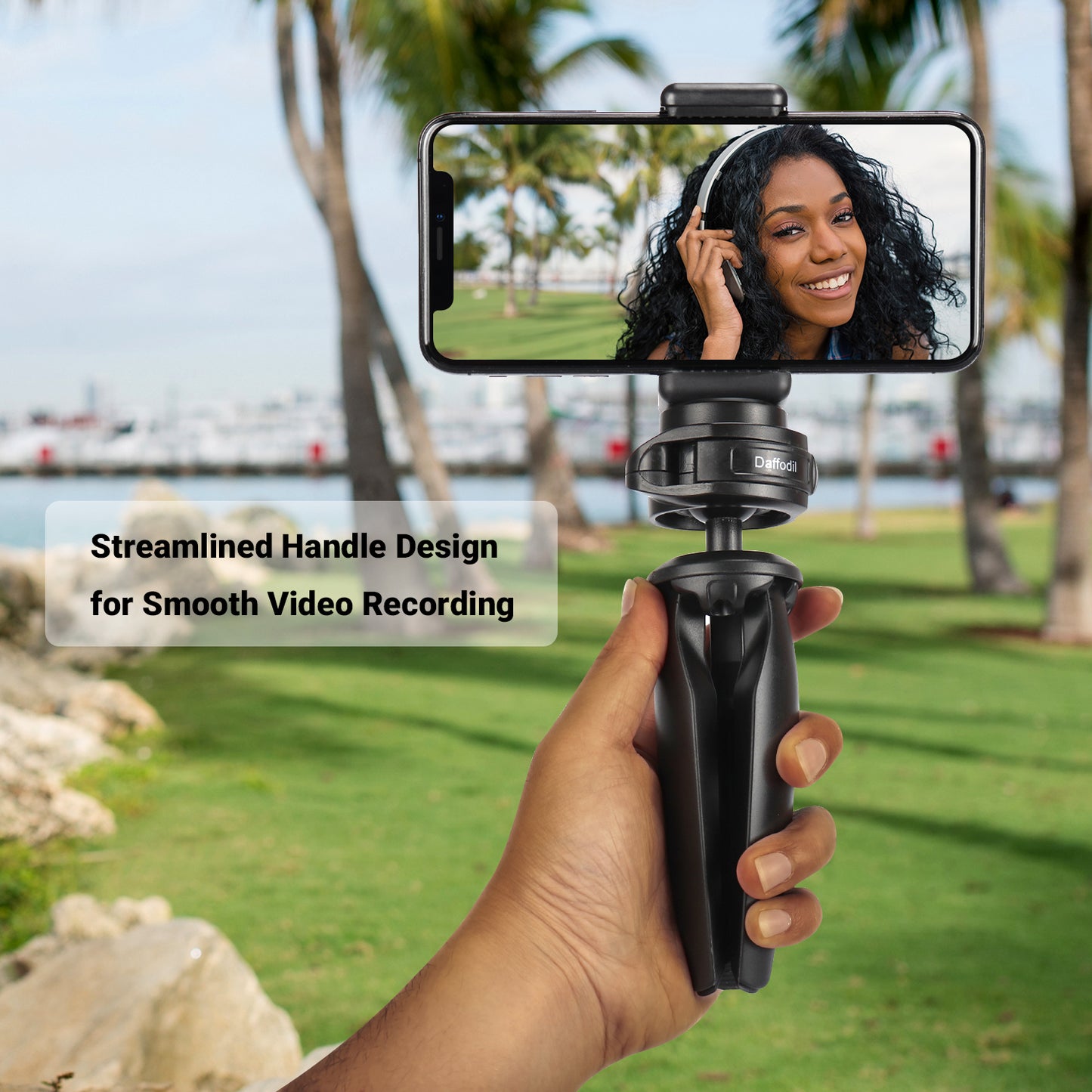 Smartphone and DSLR Camera Tripod Octopus Mount Stand Hand Holder Vlogging - TP100 Black