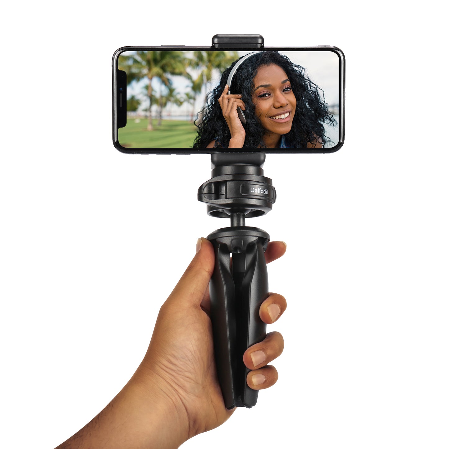 Smartphone and DSLR Camera Tripod Octopus Mount Stand Hand Holder Vlogging - TP100 Black