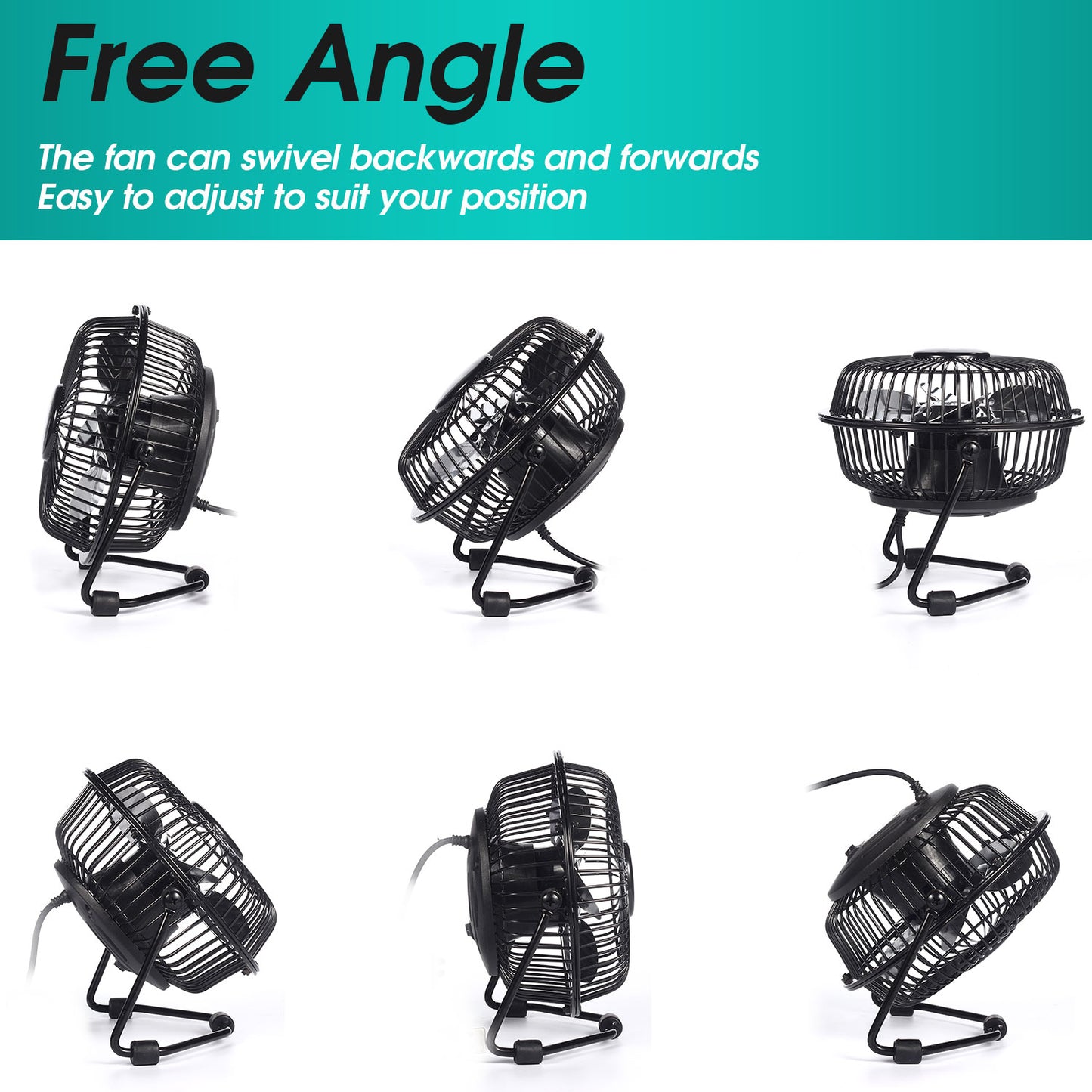USB Desk Fan - Daffodil UFN100 - Stay Cool at your Desk on Hot Summer Days