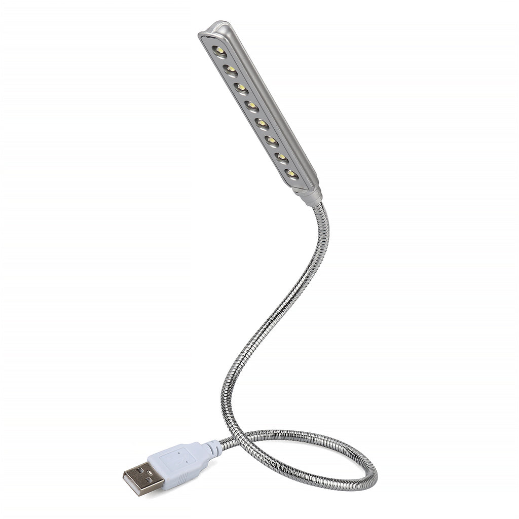 USB LED Keyboard Lamp Flexible Gooseneck Laptop Reading Light MAC Chromebook ULT05