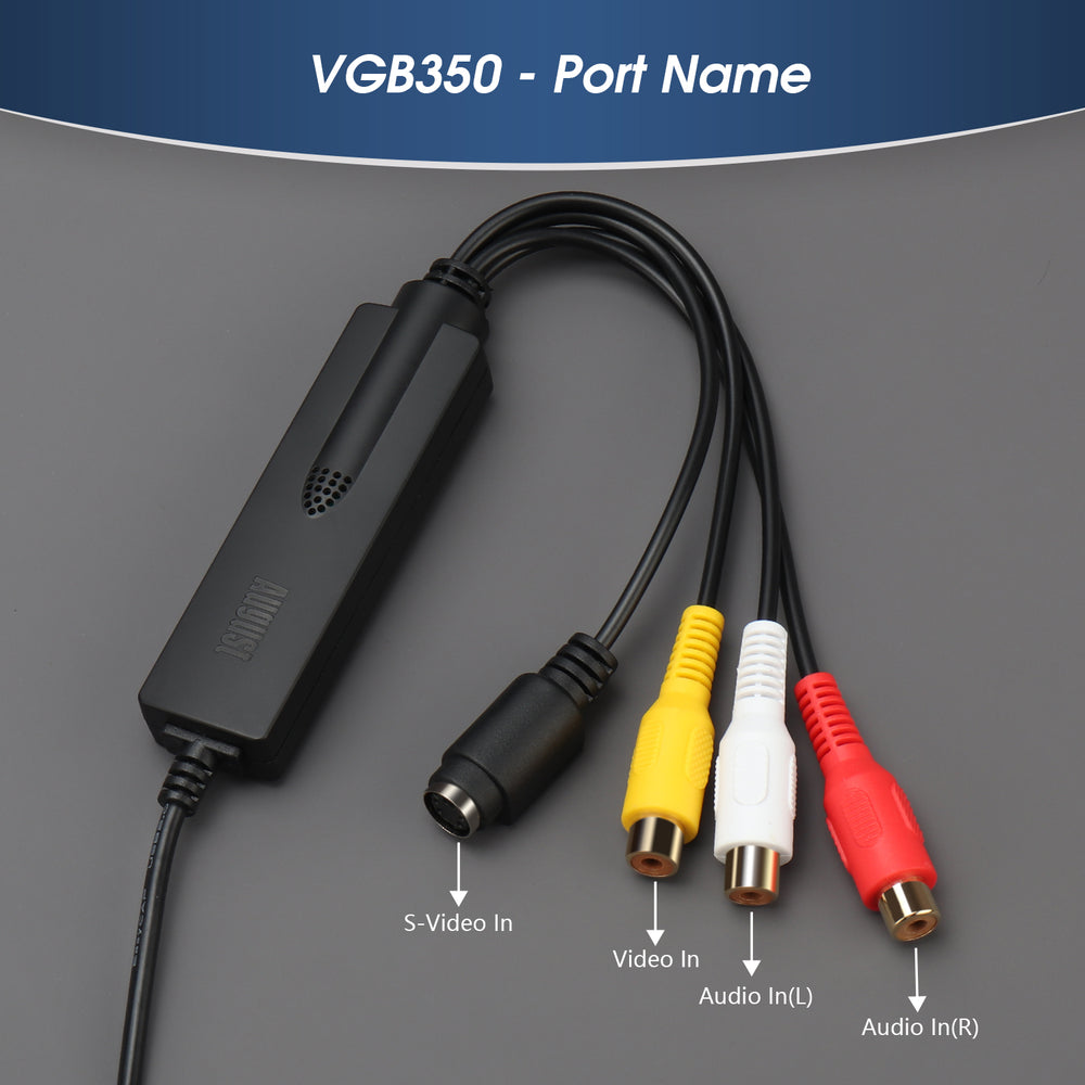 Composite to USB Video Capture Adapter - Video Converters