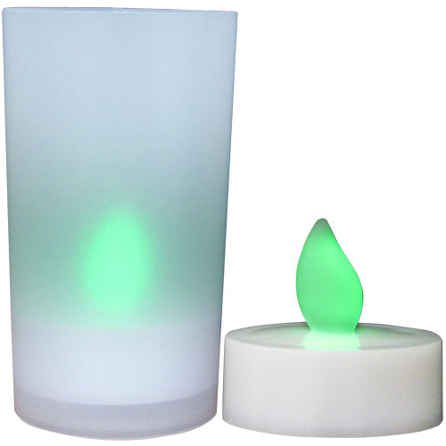 Flameless  LED Battery Powered Tea Lights (6Pack) With Included Cup Holder, Perfect for Weddings, partie.. LEC008
