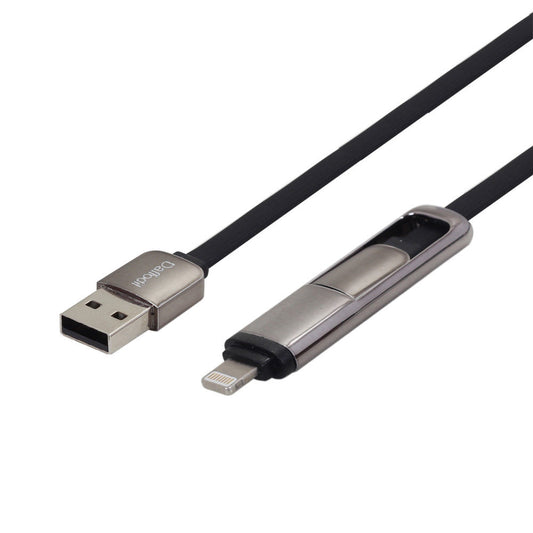 USB Multi Charger Cable - Micro USB / Apple Lightning - Daffodil TC08    iDaffodil  Phone Accessories   iDaffodil - Consumer Electronics at Affordable Prices